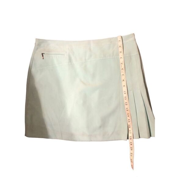 Izod light blue tennis golf skort hidden zipper closure size 12 - Picture 11 of 13